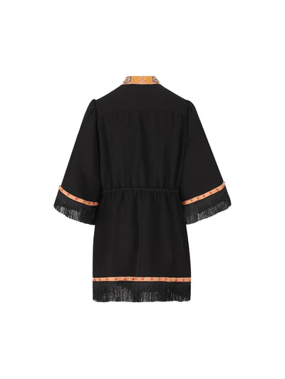 VALENTINO GARAVANI - Robe noire à ornements
