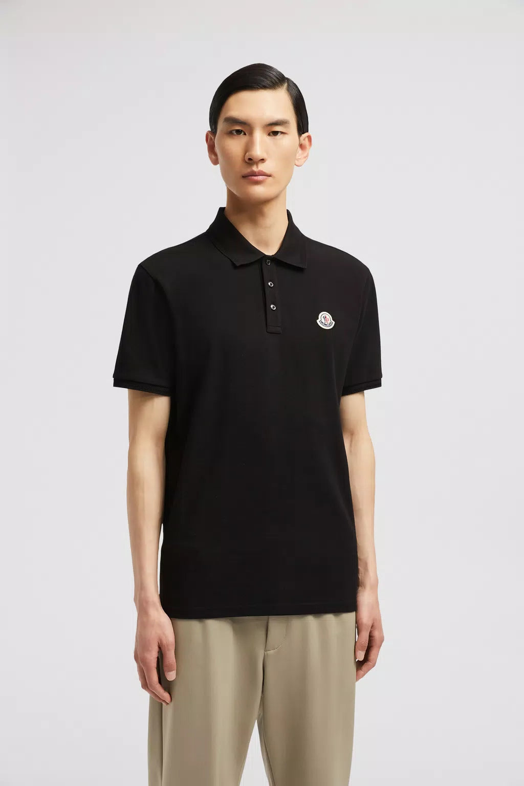 MONCLER - POLO CLASSIQUE NOIR