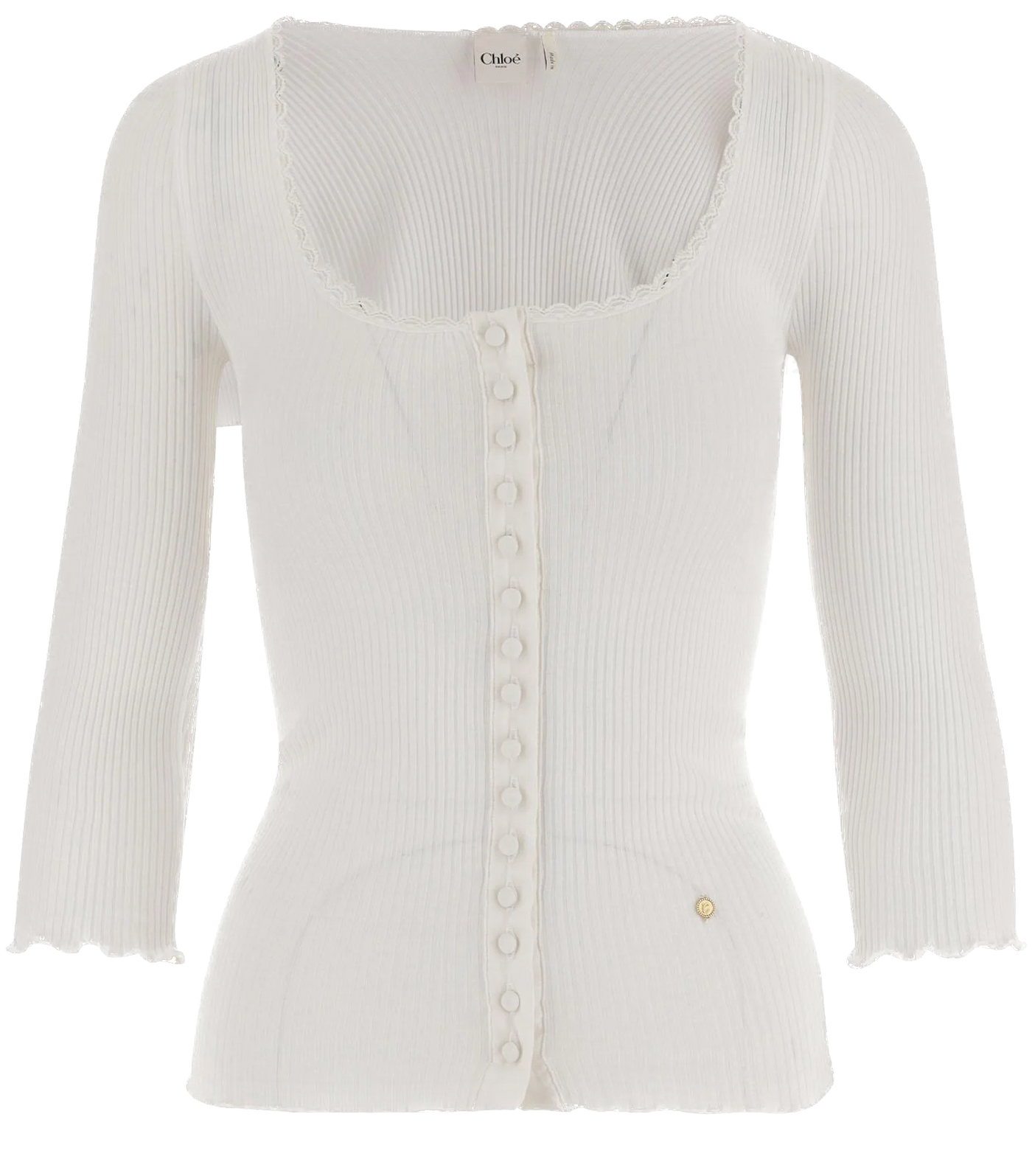 CHLOÉ - cardigan en maille à boutons