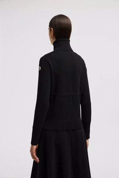 MONCLER - Cardigan zippé matelassé