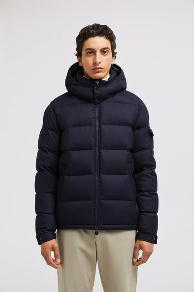 MONCLER - Doudoune courte Montgenevre bleu marine