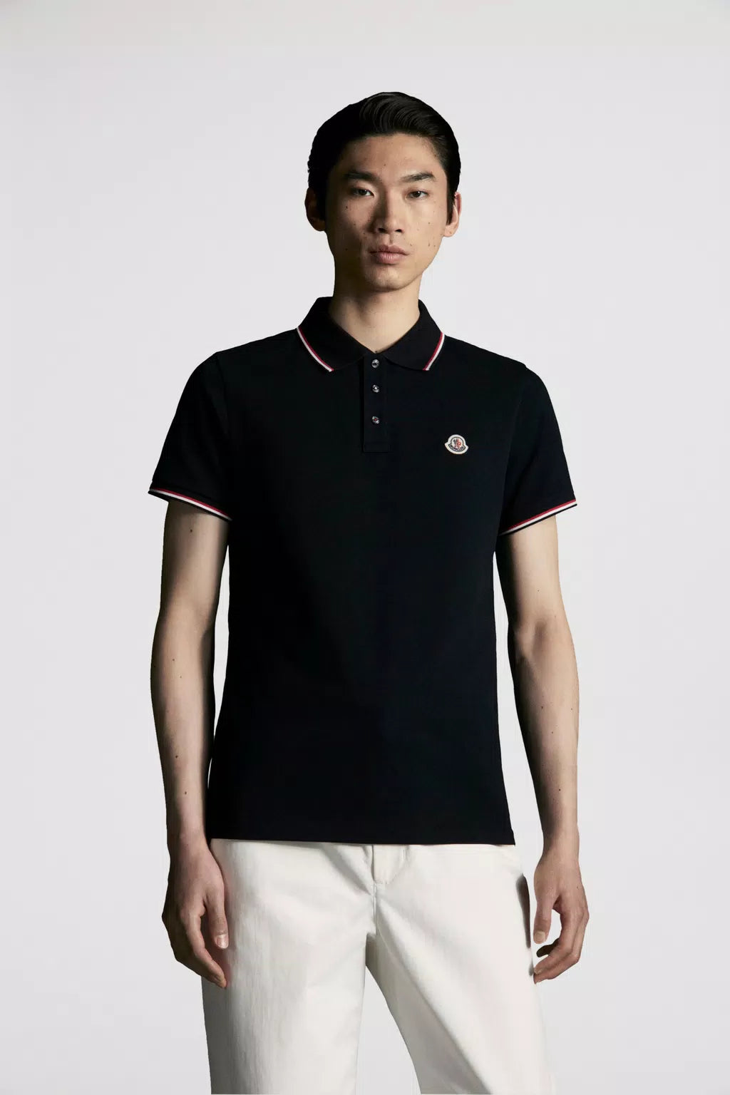 MONCLER - Polo noir