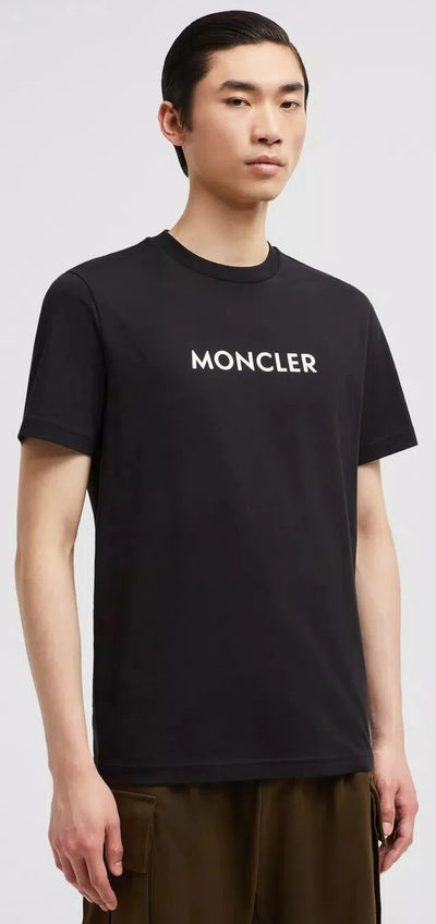 MONCLER - T-SHIRT À LOGO CAOUTCHOUTÉ