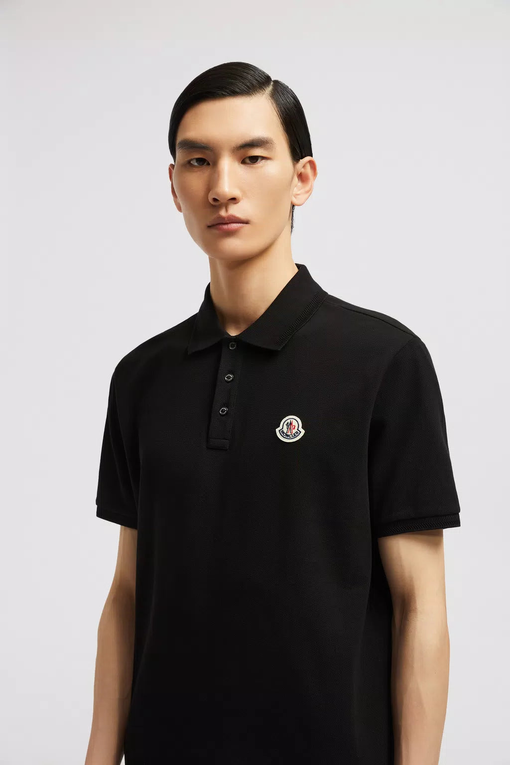 MONCLER - POLO CLASSIQUE NOIR