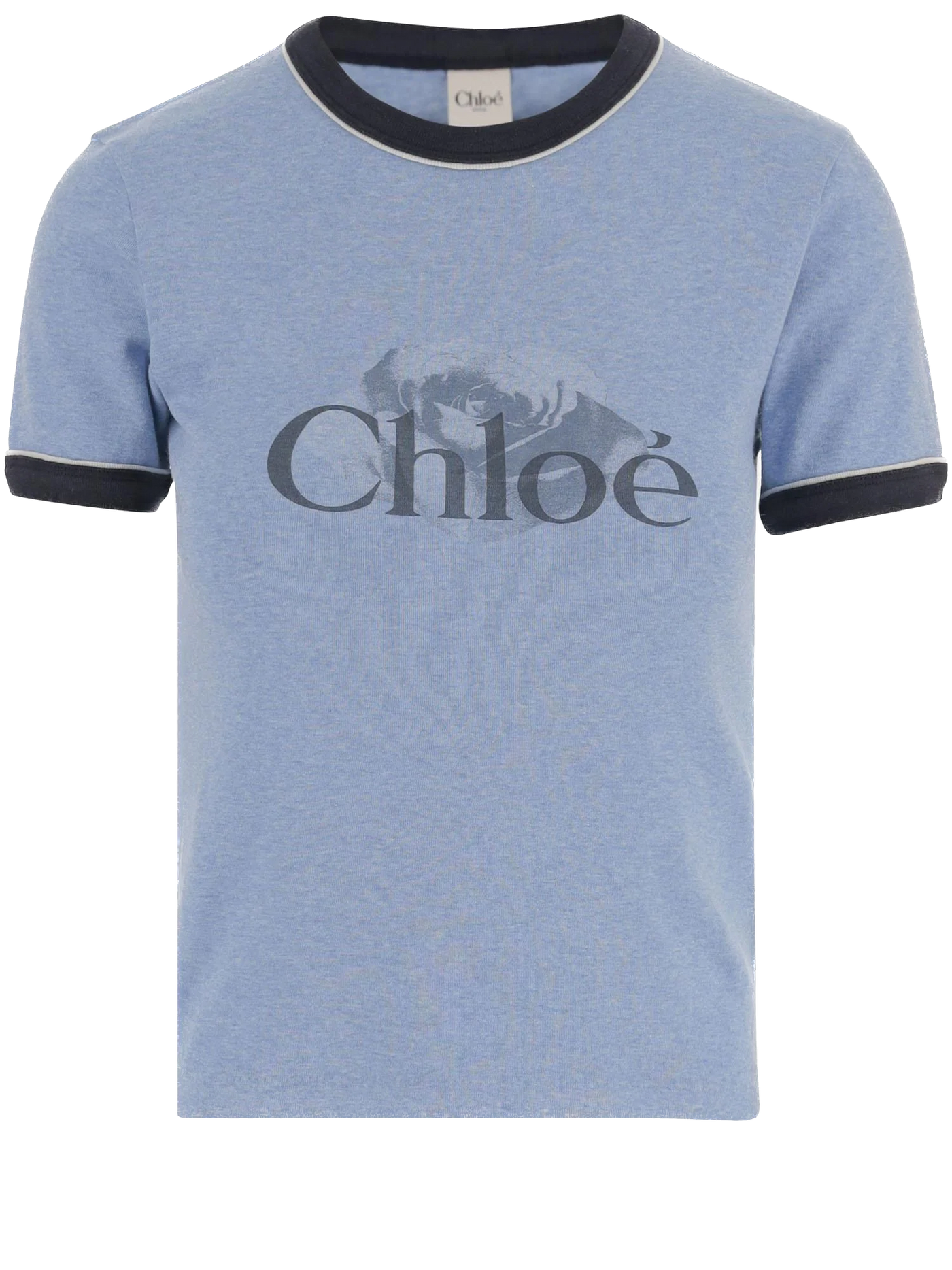 CHLOÉ - COTTON T-SHIRT CHLOÉ LOGO