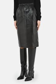 VALENTINO - JUPE EN CUIR