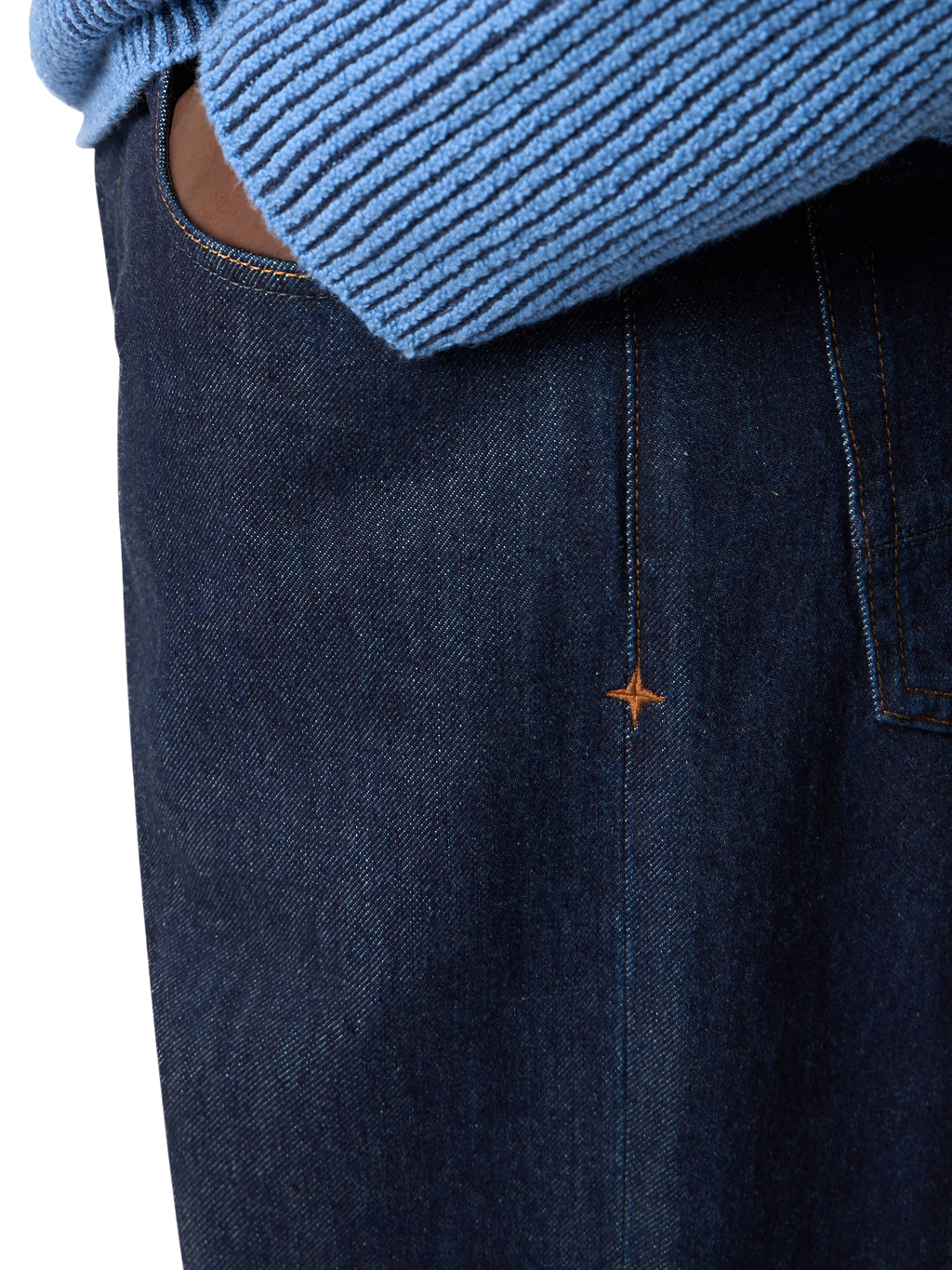 STONE ISLAND - Jean Indigo  Denim- Rinsed Research