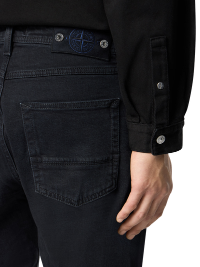 STONE ISLAND - jean noir slim denim research