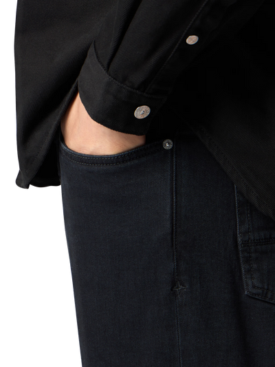 STONE ISLAND - jean noir slim denim research