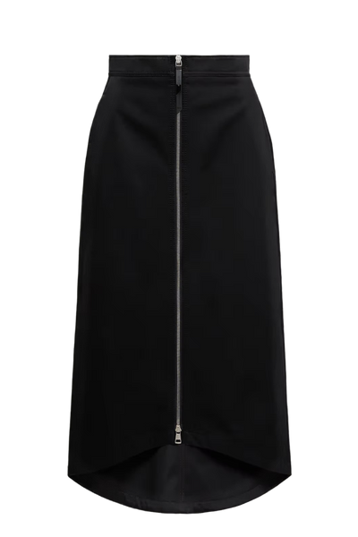 MONCLER GENIUS - Jupe midi Moncler x EE72 par Edward Enninful en gabardine de coton