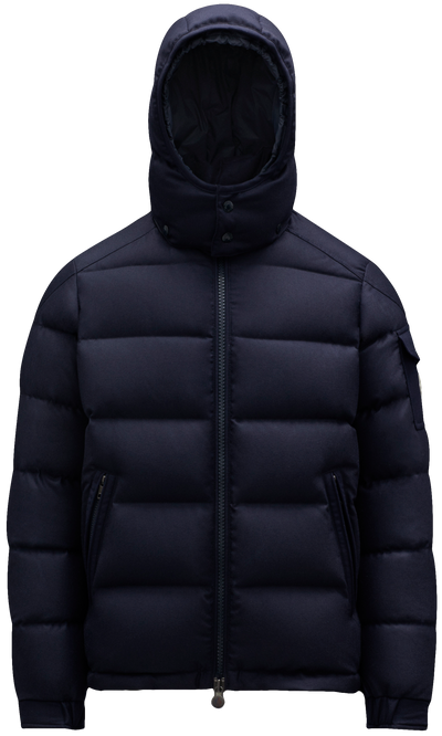 MONCLER - Doudoune courte Montgenevre bleu marine