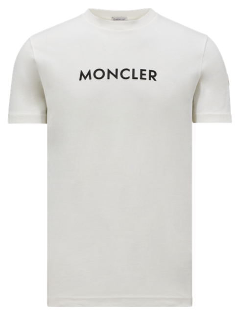 MONCLER - T-SHIRT À LOGO CAOUTCHOUTÉ