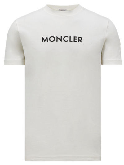 MONCLER - T-SHIRT À LOGO CAOUTCHOUTÉ