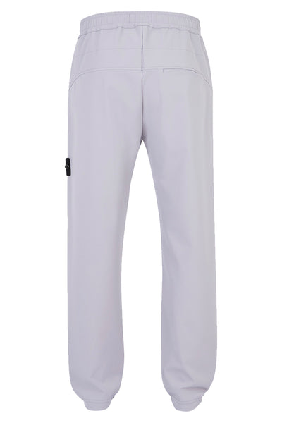 STONE ISLAND - Pantalon coupe droite grise