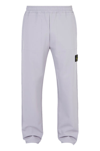 STONE ISLAND - Pantalon coupe droite grise