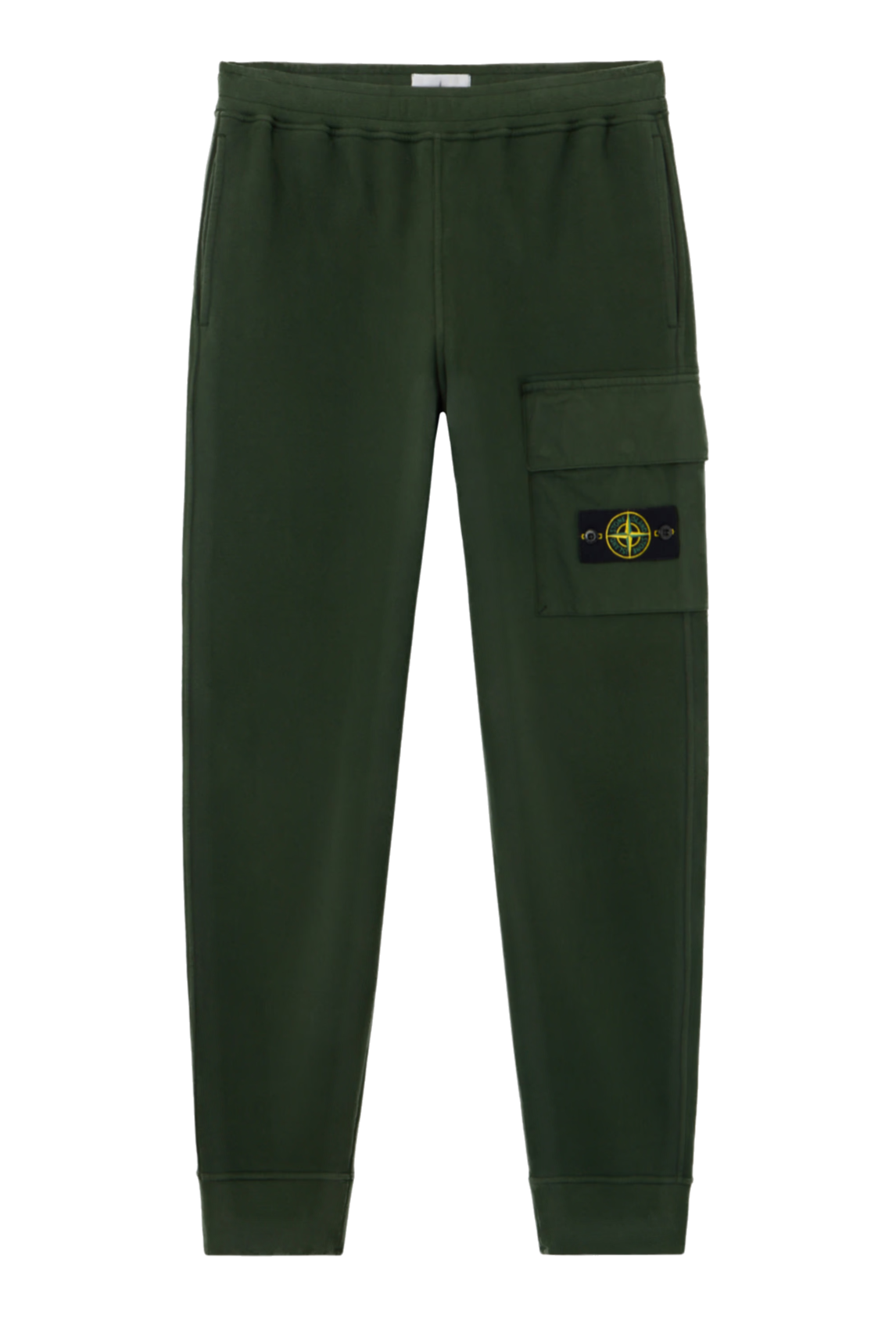 STONE ISLAND - Bas de survêtement régular vert