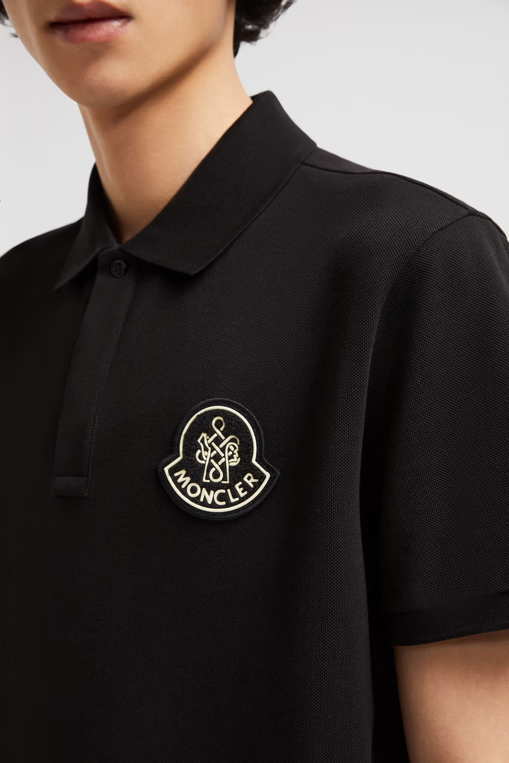 MONCLER - Polo noir chinese new year