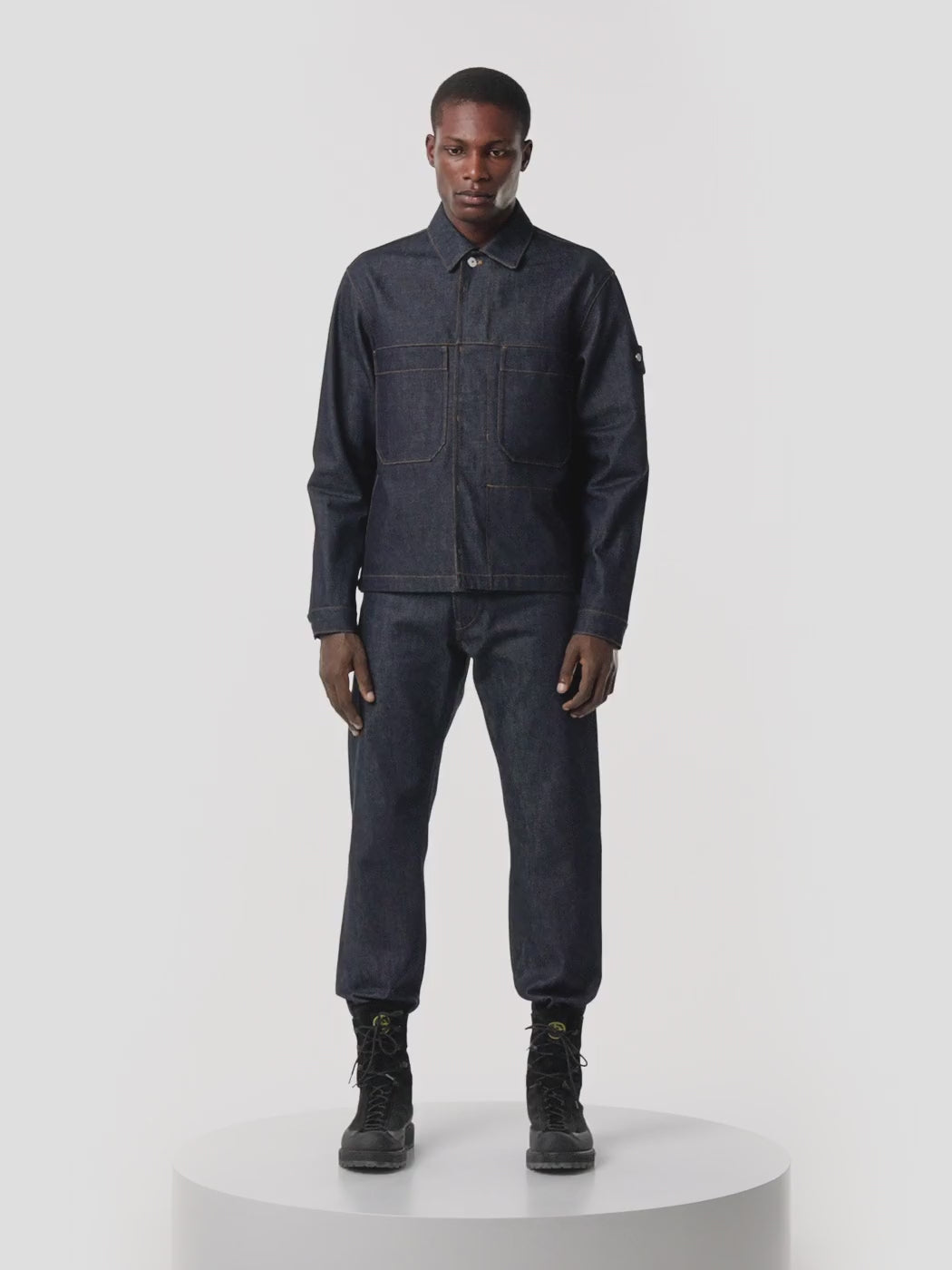 STONE ISLAND - Jean regular brut denim research