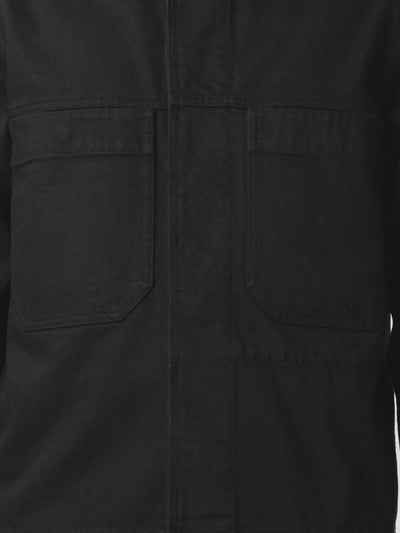 STONE ISLAND - Veste en jean noire denim research