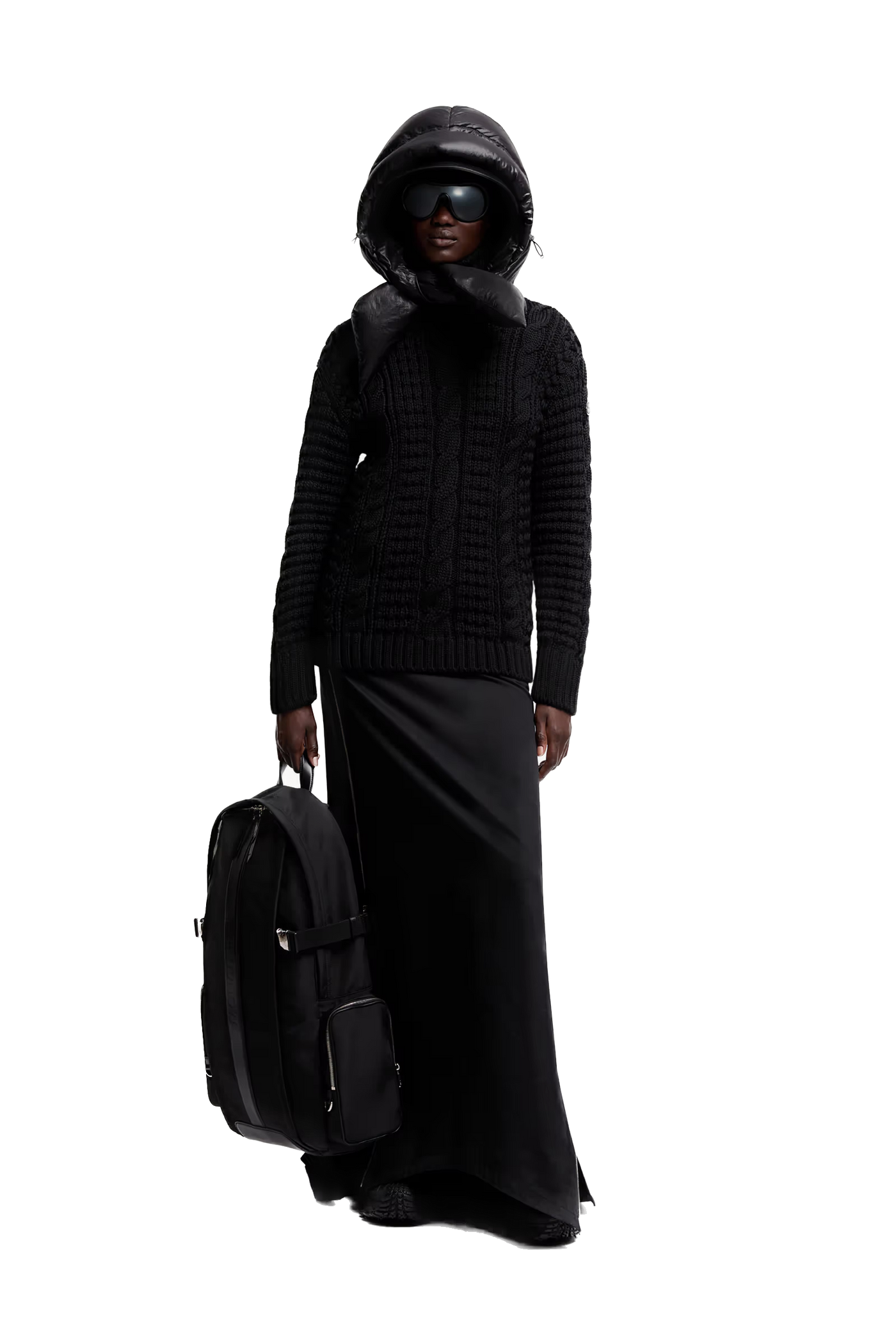 MONCLER - Pull à col roulé en laine Moncler x EE72 par Edward Enninful