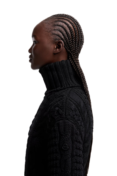 MONCLER - Pull à col roulé en laine Moncler x EE72 par Edward Enninful