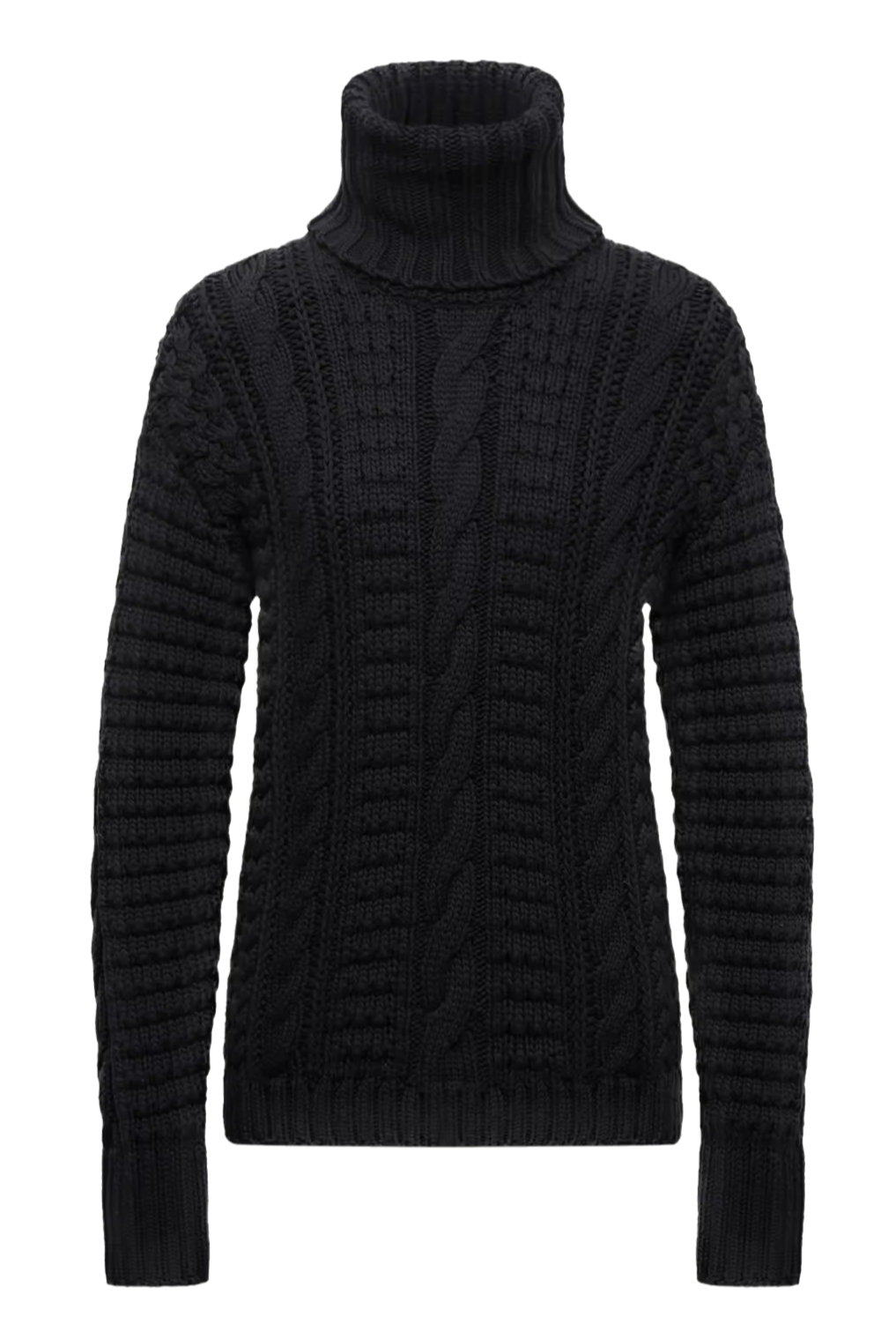 MONCLER - Pull à col roulé en laine Moncler x EE72 par Edward Enninful