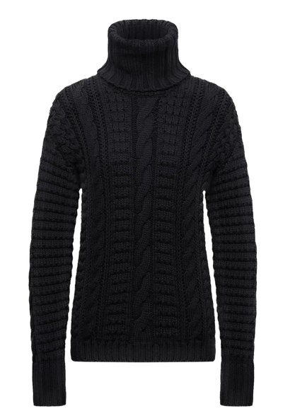 MONCLER - Pull à col roulé en laine Moncler x EE72 par Edward Enninful
