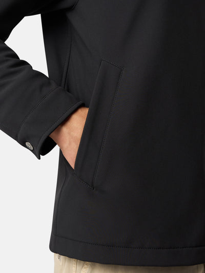 STONE ISLAND - Veste noire soft shell