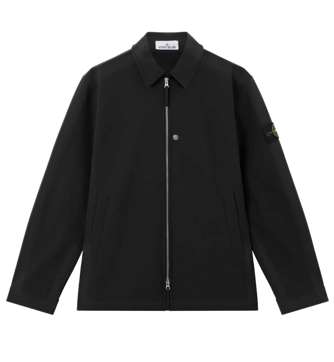 STONE ISLAND - Veste noire soft shell