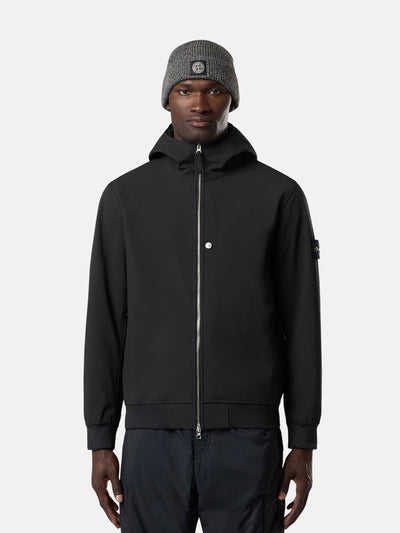 STONE ISLAND - Veste SOFT SHELL-R noire