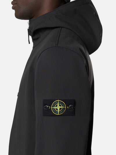 STONE ISLAND - Veste SOFT SHELL-R noire