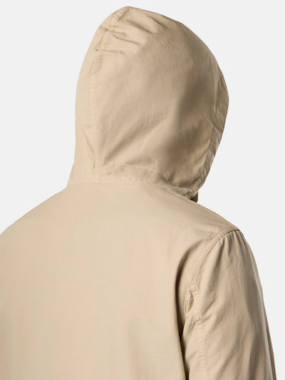 STONE ISLAND - Field jacket déperlante à capuche avec poches poitrine