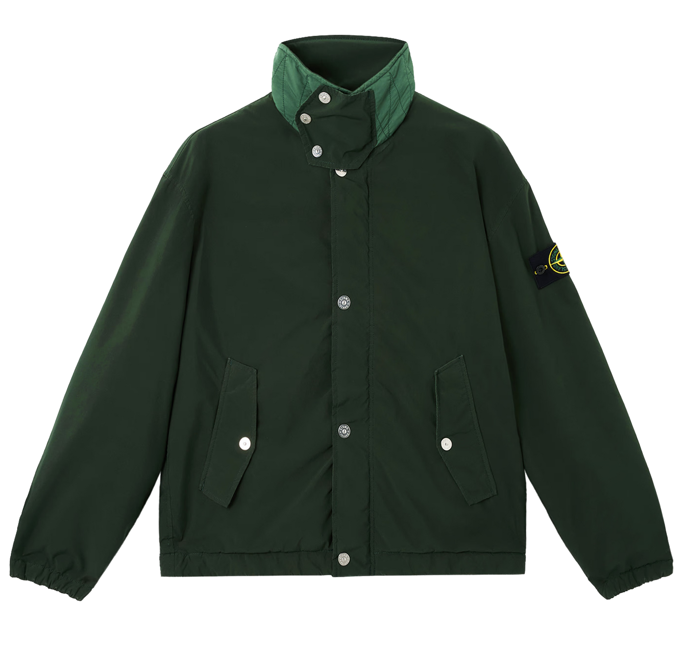 STONE ISLAND - Blouson tech poly vert Juniper
