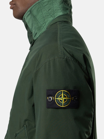 STONE ISLAND - Blouson tech poly vert Juniper