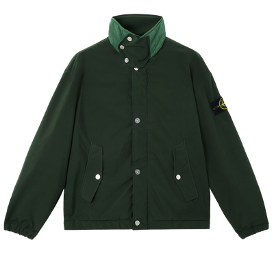 STONE ISLAND - Blouson tech poly vert Juniper