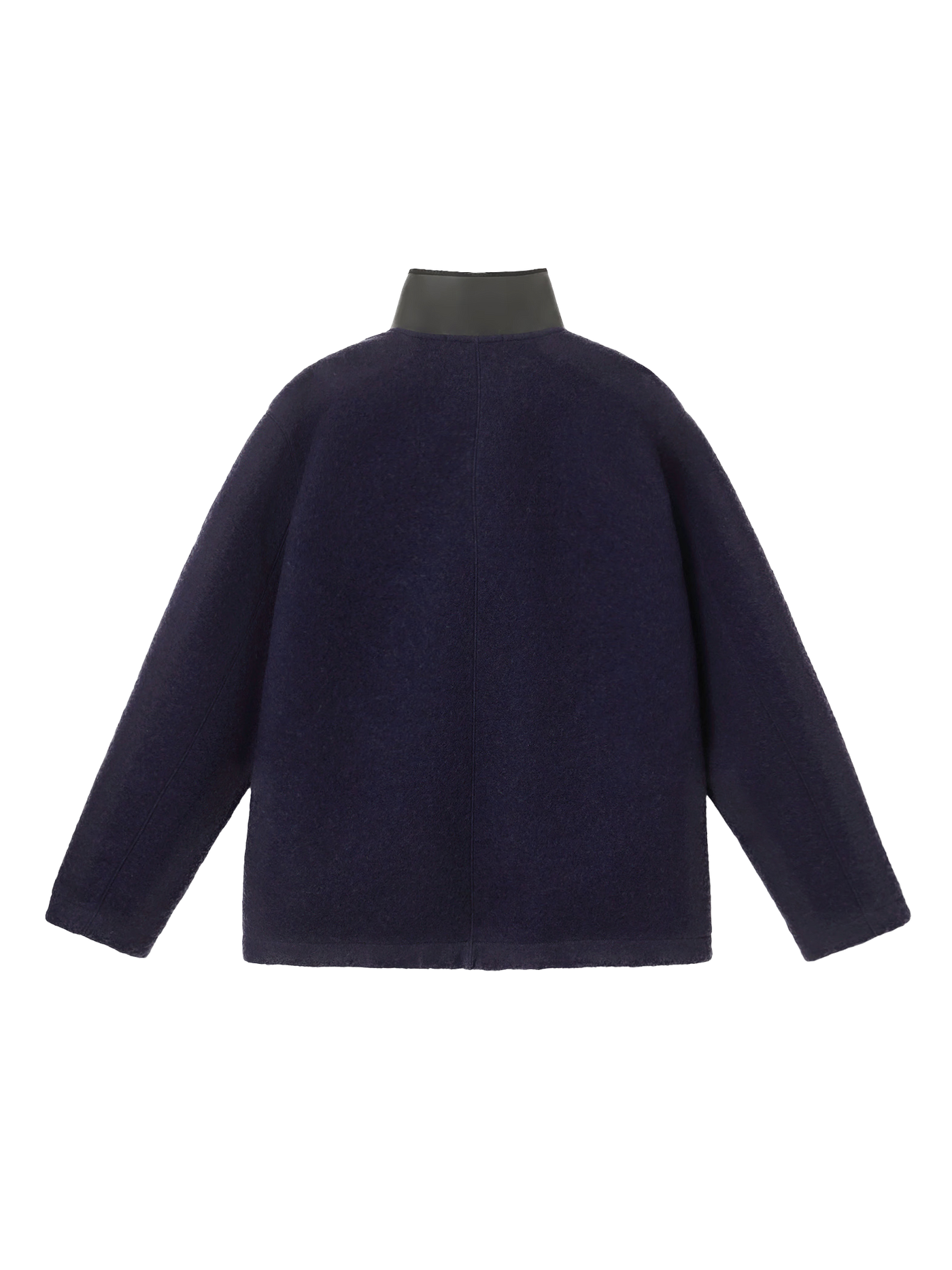 STONE ISLAND MARINA - Veste en laine avec col en nylon extensible