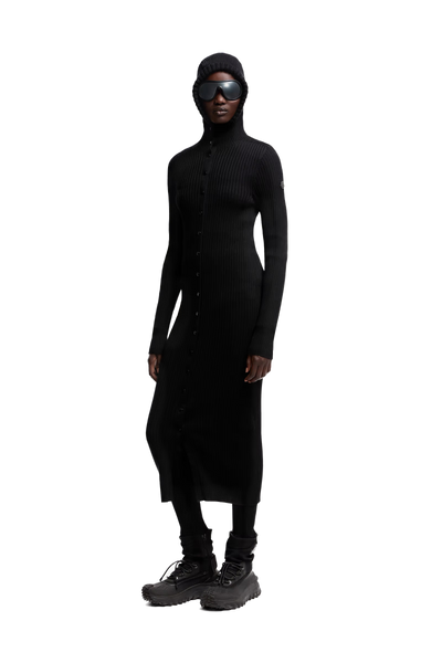 MONCLER GENIUS - Robe à col roulé en laine Moncler x EE72 par Edward Enninful