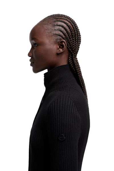 MONCLER GENIUS - Robe à col roulé en laine Moncler x EE72 par Edward Enninful
