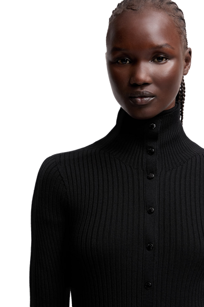 MONCLER GENIUS - Robe à col roulé en laine Moncler x EE72 par Edward Enninful
