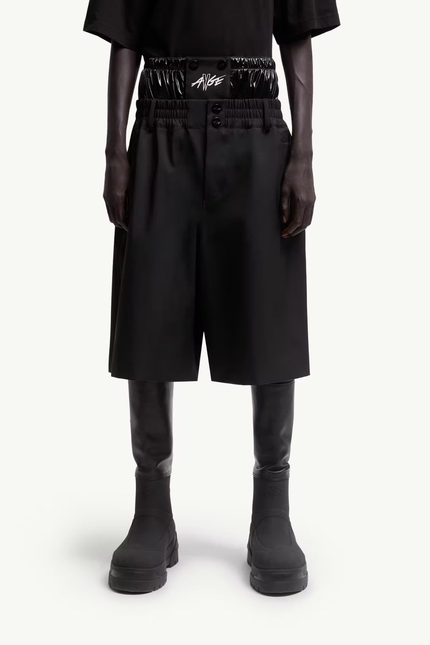 MONCLER GENIUS - Short à imprimé logo Moncler x A$AP Rocky