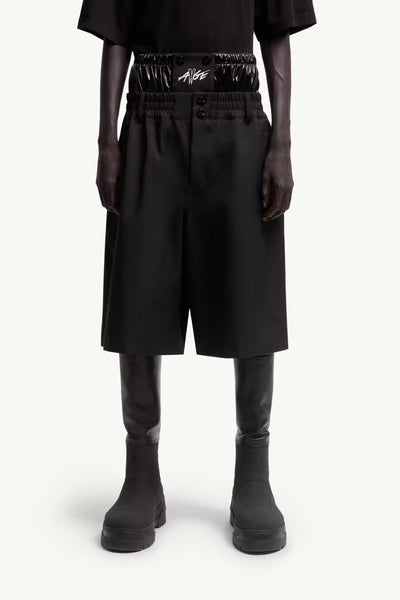 MONCLER GENIUS - Short à imprimé logo Moncler x A$AP Rocky