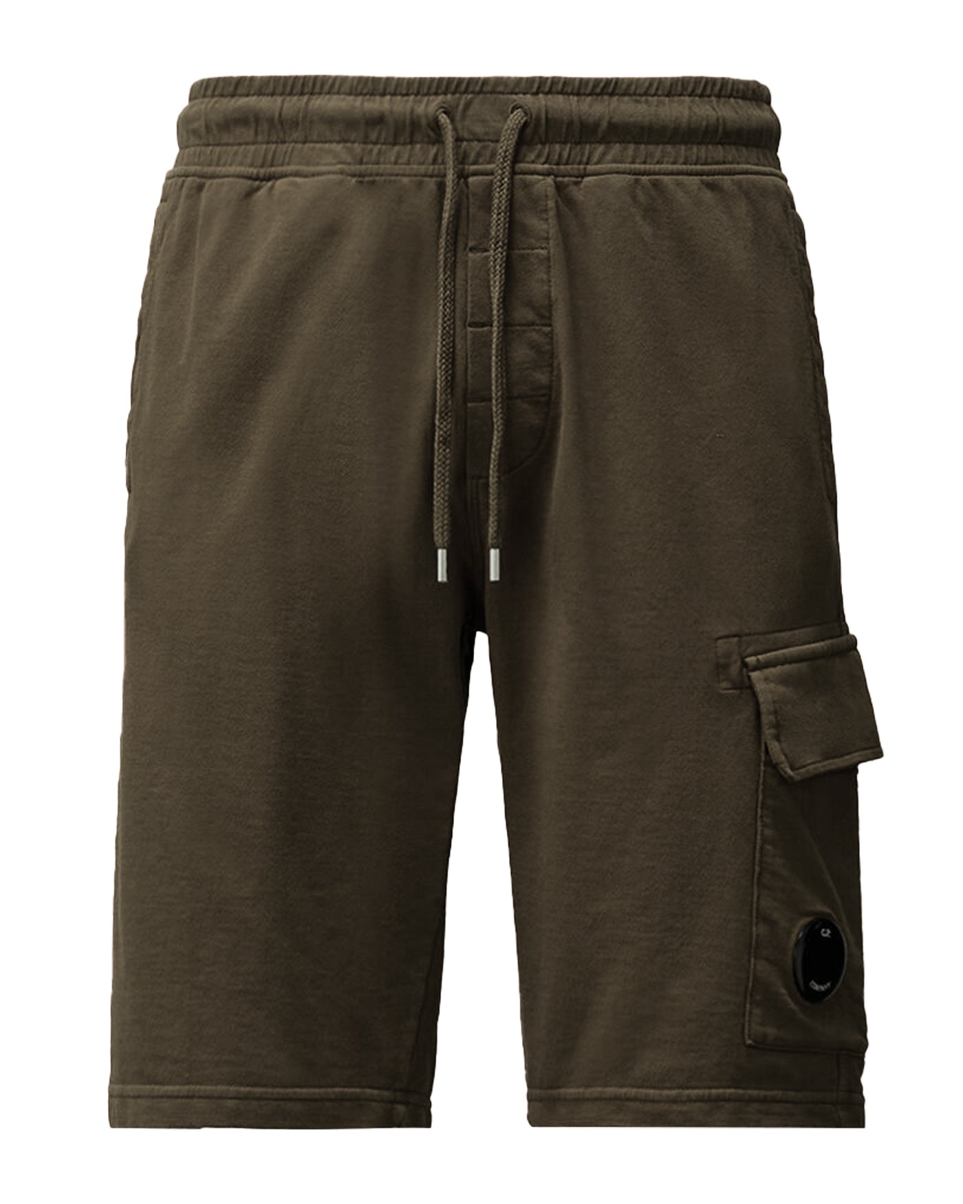 C.P COMPANY - Short en coton kaki