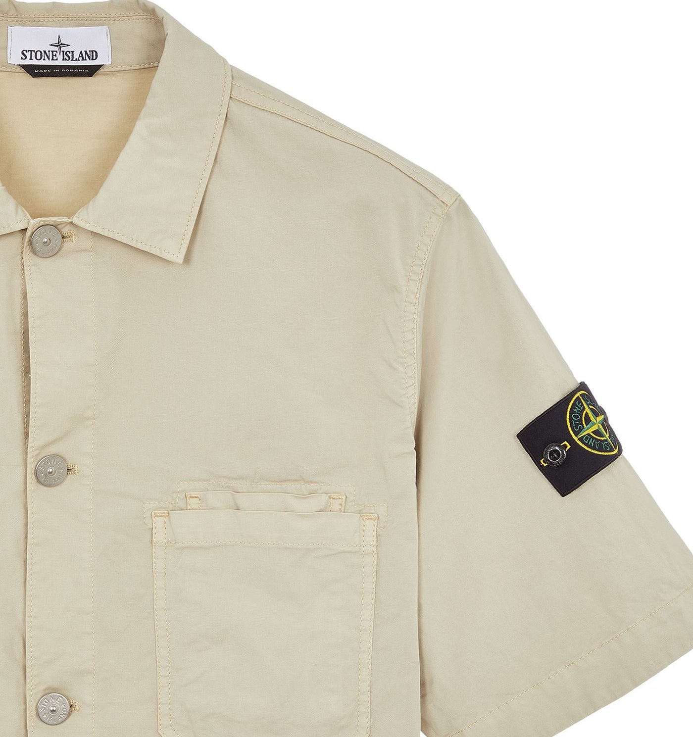 Stone Island - surchemise manches courtes