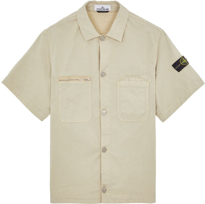 Stone Island - surchemise manches courtes