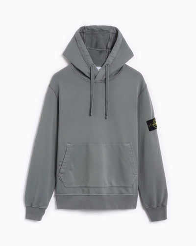 STONE ISLAND - Sweat-shirt à capuche gris