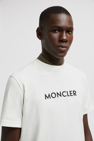 MONCLER - T-SHIRT À LOGO CAOUTCHOUTÉ