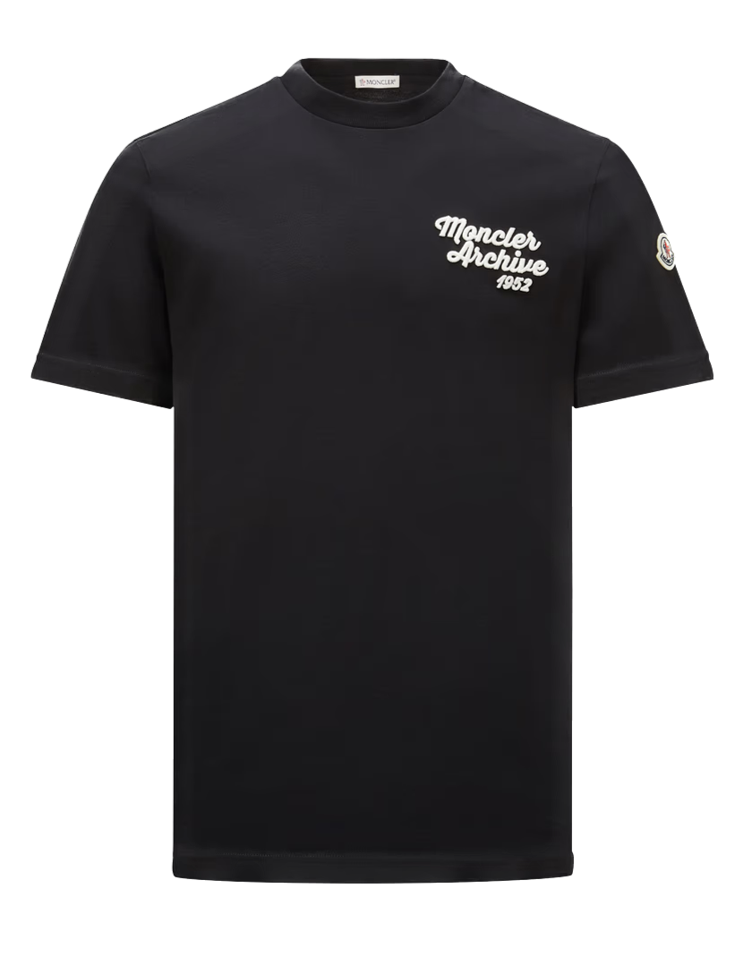 MONCLER - T-shirt archive Noir