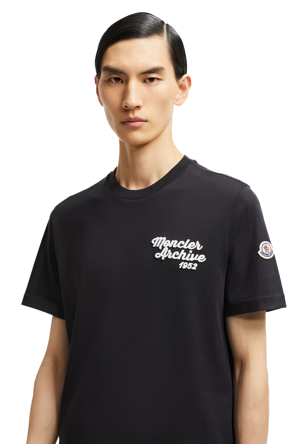 MONCLER - T-shirt archive Noir