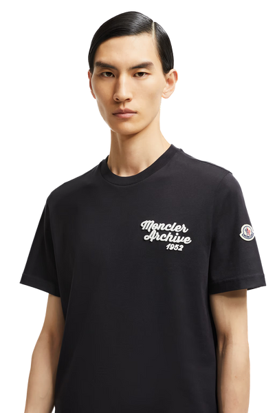 MONCLER - T-shirt archive Noir