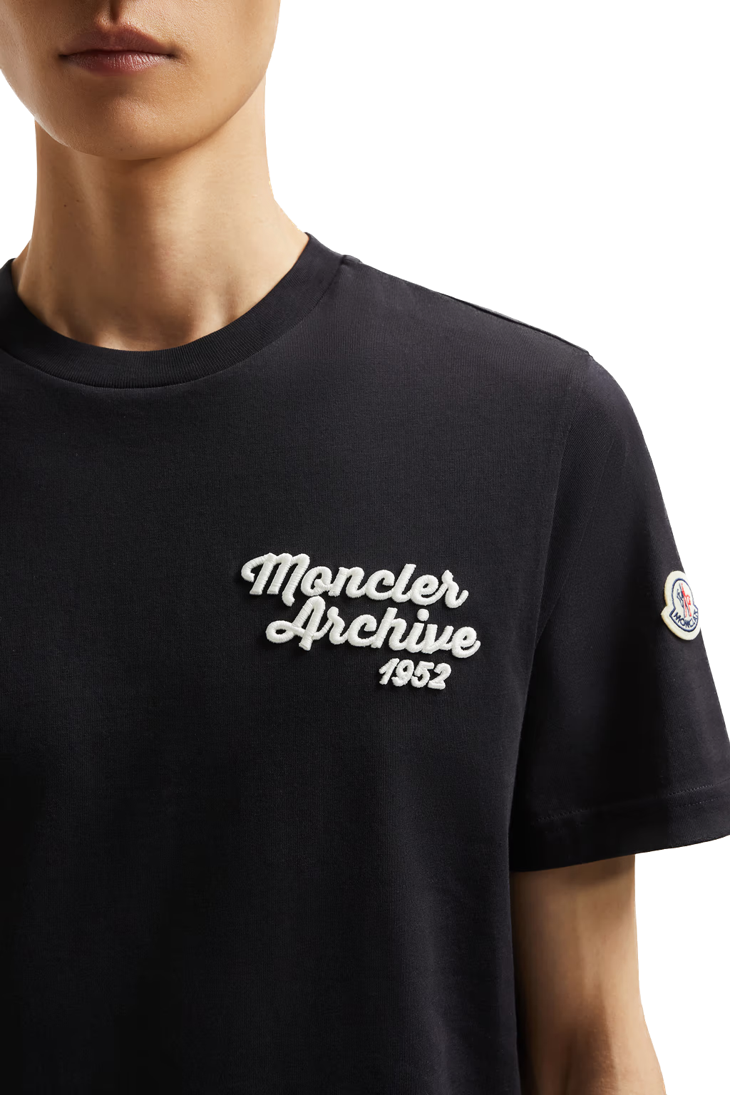 MONCLER - T-shirt archive Noir